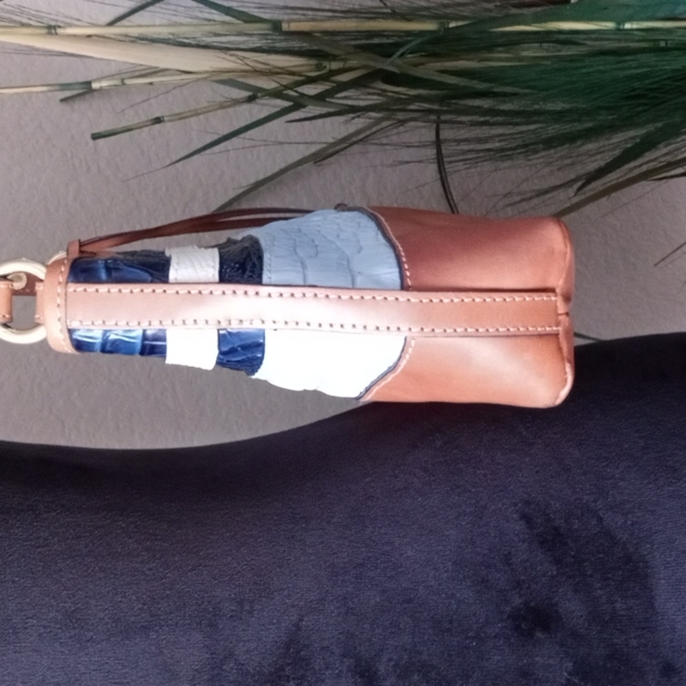 Brahmin Multi Color Small Satchel Shoulder Bag Pu… - image 3